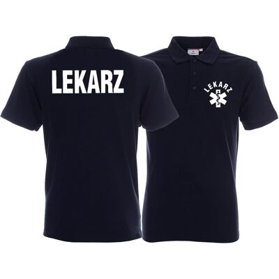 Inny producent Koszulka Polo męska LEKARZ granatowa Inny producent Koszulka Polo męska LEKARZ granatowa