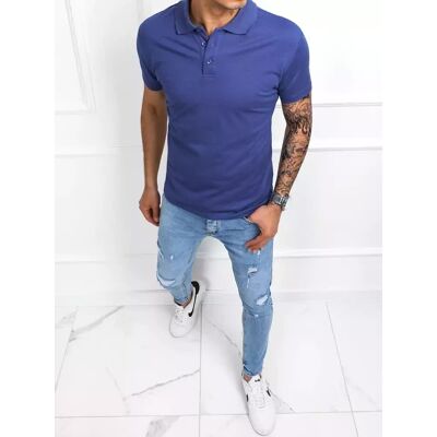 Koszulka polo męska niebieska Dstreet PX0510-XXL Koszulka polo męska niebieska Dstreet PX0510-XXL