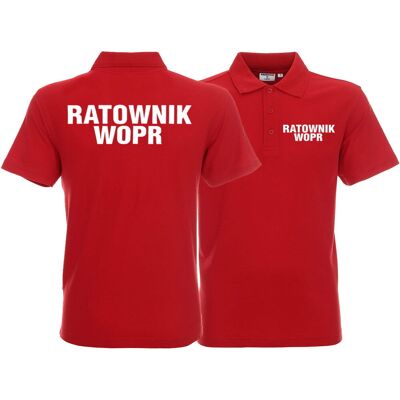 Inny producent Koszulka Polo męska RATOWNIK WOPR czerwona Inny producent Koszulka Polo męska RATOWNIK WOPR czerwona