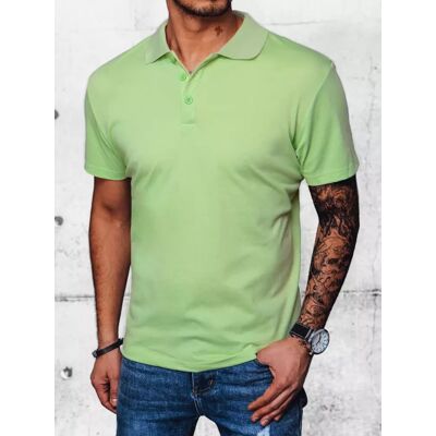 Koszulka polo męska zielona Dstreet PX0554-M Koszulka polo męska zielona Dstreet PX0554-M