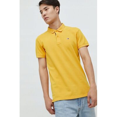 inna (Inny) Koszulka Polo TOMMY JEANS żółty, M inna (Inny) Koszulka Polo TOMMY JEANS żółty, M