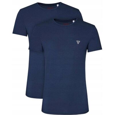 Koszulka T-shirt GUESS NAVY 2 pack- zestaw 2 sztuki - bawełna rozmiar XXL Koszulka T-shirt GUESS NAVY 2 pack- zestaw 2 sztuki - bawełna rozmiar XXL