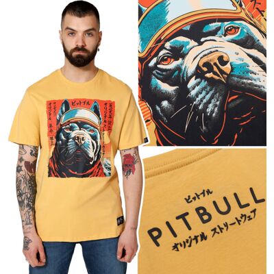 inna (Inny) Koszulka T-Shirt Męski Bawełniany Pit Bull Fuji Żółty R. S inna (Inny) Koszulka T-Shirt Męski Bawełniany Pit Bull Fuji Żółty R. S