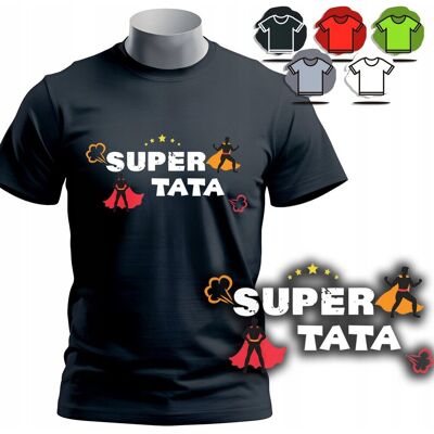 WORLD CASE Koszulka T-Shirt Męski - Super Tata To Mój Superbohater Dzień Ojca - 3Xl WORLD CASE Koszulka T-Shirt Męski - Super Tata To Mój Superbohater Dzień Ojca - 3Xl