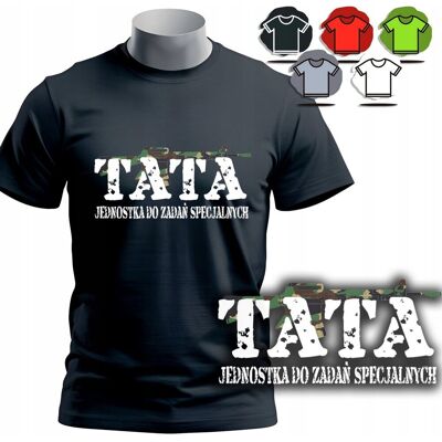 WORLD CASE Koszulka T-Shirt Męski - Tata Do Zdań Specjalnych Dzień Taty - Xs WORLD CASE Koszulka T-Shirt Męski - Tata Do Zdań Specjalnych Dzień Taty - Xs