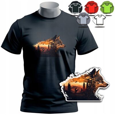 WORLD CASE KOSZULKA T-SHIRT MĘSKI WZORY DO WYBORU - WILK WOLF ALFA ZWIERZE KŁY - 3XL WORLD CASE KOSZULKA T-SHIRT MĘSKI WZORY DO WYBORU - WILK WOLF ALFA ZWIERZE KŁY - 3XL