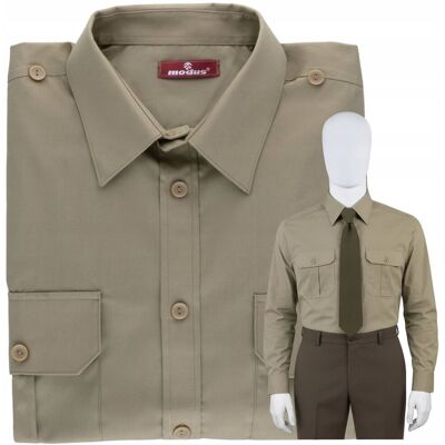 Modus Koszulo-bluza Koszula Wojska Polskiego 310/MON Khaki Długi Rękaw 44B Męska Modus Koszulo-bluza Koszula Wojska Polskiego 310/MON Khaki Długi Rękaw 44B Męska