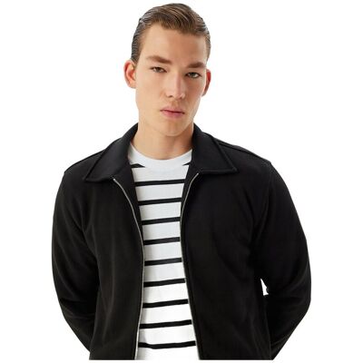 Inny producent KOTON CZARNA KURTKA MĘSKA ZAMEK JEDNORZĘDOWA Z KLASYCZNYM KOŁNIERZEM S 5DA Inny producent KOTON CZARNA KURTKA MĘSKA ZAMEK JEDNORZĘDOWA Z KLASYCZNYM KOŁNIERZEM S 5DA