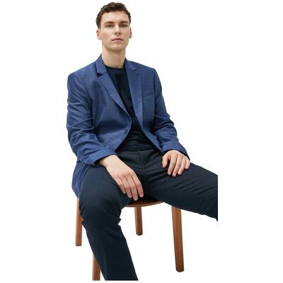 Inny producent KOTON MĘSKA MARYNARKA SLIM NIEBIESKA ZAPINANA NA GUZIKI 48 5DA Inny producent KOTON MĘSKA MARYNARKA SLIM NIEBIESKA ZAPINANA NA GUZIKI 48 5DA