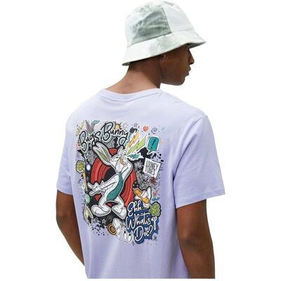 Inny producent KOTON MĘSKI T-SHIRT Z NADRUKIEM BUGS BUNNY NA PLECACH LILIOWY M 5DA Inny producent KOTON MĘSKI T-SHIRT Z NADRUKIEM BUGS BUNNY NA PLECACH LILIOWY M 5DA