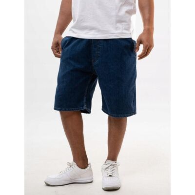 inna (Inny) Krótkie Spodenki Jeansowe Szerokie Baggy Męskie Granatowe Złote Ld M inna (Inny) Krótkie Spodenki Jeansowe Szerokie Baggy Męskie Granatowe Złote Ld M