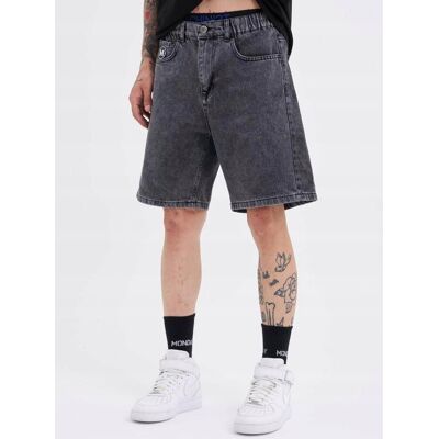 inna (Inny) Krótkie Spodenki Jeansowe Szorty Męskie Luźne Ciemne Szare Black Basic 31 inna (Inny) Krótkie Spodenki Jeansowe Szorty Męskie Luźne Ciemne Szare Black Basic 31