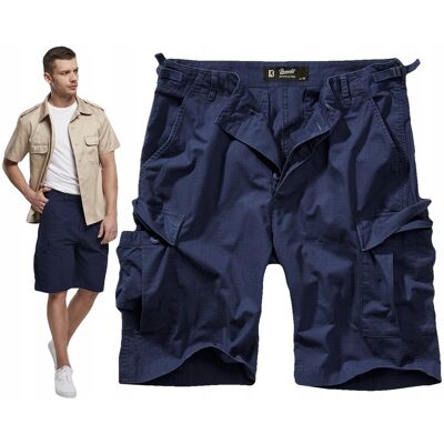 Krótkie Spodenki Męskie Bojówki Wojskowe Brandit Bdu Navy 7XL Krótkie Spodenki Męskie Bojówki Wojskowe Brandit Bdu Navy 7XL