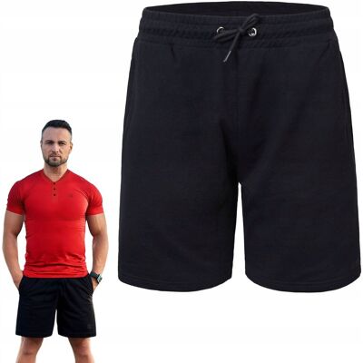 Krótkie Spodenki SZORTY Dresowe Męskie RABBIT Czarne L Pako Jeans Krótkie Spodenki SZORTY Dresowe Męskie RABBIT Czarne L Pako Jeans