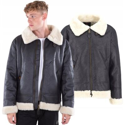 Kurtka Alpha Industries B3 FL 143106 03 Czarna XXL Kurtka Alpha Industries B3 FL 143106 03 Czarna XXL