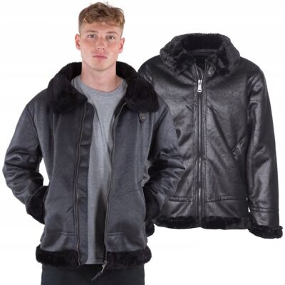 Kurtka Alpha Industries B3 FL 143106 515 Czarna XL Kurtka Alpha Industries B3 FL 143106 515 Czarna XL