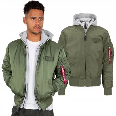 Kurtka Alpha Industries MA-1 D-Tec 183110 01 Zielona 3XL Kurtka Alpha Industries MA-1 D-Tec 183110 01 Zielona 3XL