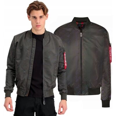 Kurtka Alpha Industries MA-1 LW AOP Rainbow Ref. 106109 136 Ciemnoszara S Kurtka Alpha Industries MA-1 LW AOP Rainbow Ref. 106109 136 Ciemnoszara S