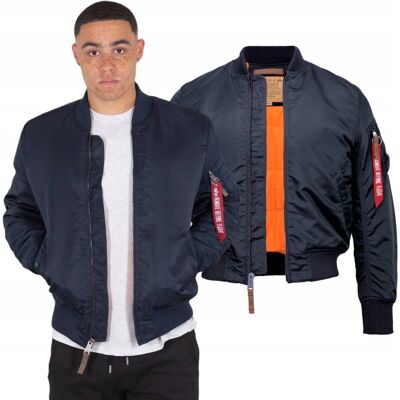 Kurtka Alpha Industries MA-1 VF 59 191118 07 Granatowa S Kurtka Alpha Industries MA-1 VF 59 191118 07 Granatowa S