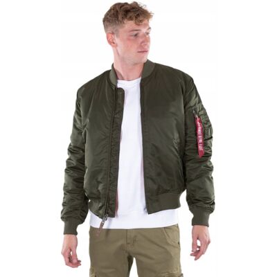 Kurtka Alpha Industries MA-1 VF 59 191118 257 Ciemnozielona 3XL Kurtka Alpha Industries MA-1 VF 59 191118 257 Ciemnozielona 3XL