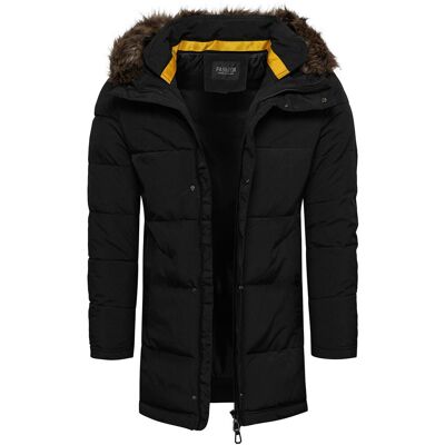 Inny producent Kurtka chłopięca parka czarna z kapturem Recea - XL Inny producent Kurtka chłopięca parka czarna z kapturem Recea - XL