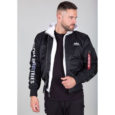 Inny producent kurtka flyers ALPHA INDUSTRIES - MA-1 D-TEC SE BLACK WHITE-XL Inny producent kurtka flyers ALPHA INDUSTRIES - MA-1 D-TEC SE BLACK WHITE-XL