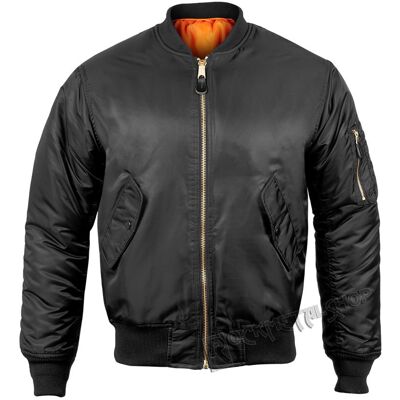 Brandit Kurtka Flyers Ma1 Jacket Black-7Xl Brandit Kurtka Flyers Ma1 Jacket Black-7Xl