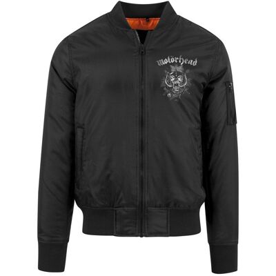 Urban Classics Kurtka Flyers Motorhead - Lemmy Bomber Black-S Urban Classics Kurtka Flyers Motorhead - Lemmy Bomber Black-S