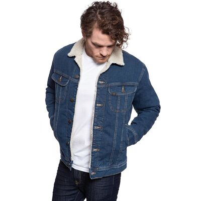 Kurtka Jeansowa Lee Sherpa Jacket Dark Sidney L87Asgqk-S Kurtka Jeansowa Lee Sherpa Jacket Dark Sidney L87Asgqk-S
