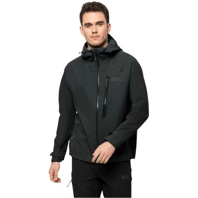 Kurtka męska Jack Wolfskin Tapeless wodoodporna membrana 10.000 mm zielona-XL Kurtka męska Jack Wolfskin Tapeless wodoodporna membrana 10.000 mm zielona-XL