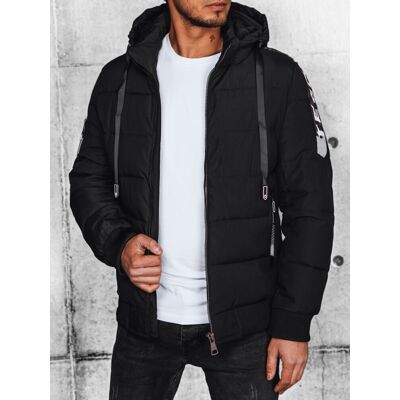 Kurtka męska pikowana czarna Dstreet TX4637-XXL Kurtka męska pikowana czarna Dstreet TX4637-XXL
