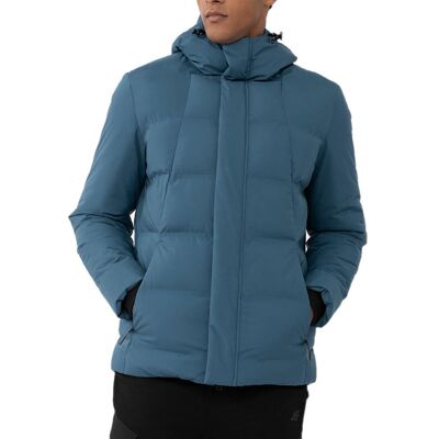 Kurtka męska puchowa 4F AW23TDJAM249 - denim XL Kurtka męska puchowa 4F AW23TDJAM249 - denim XL