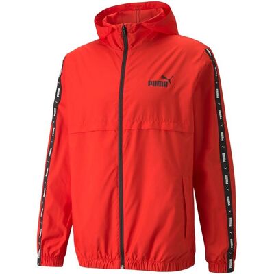 Kurtka męska Puma ESS+TAPE Windbreaker czerwona 847477 11-M Kurtka męska Puma ESS+TAPE Windbreaker czerwona 847477 11-M