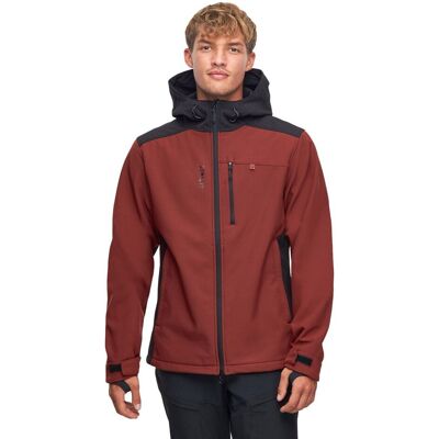 Kurtka męska softshell Alpinus Aso rudo-czarny - M Kurtka męska softshell Alpinus Aso rudo-czarny - M