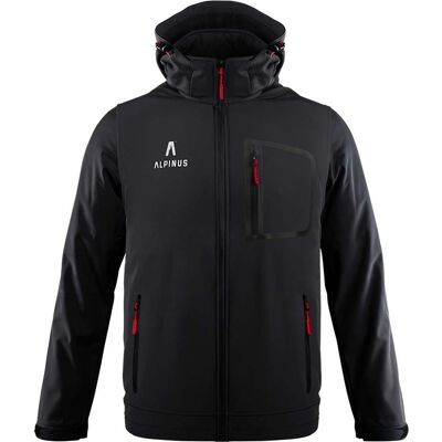 Kurtka męska Softshell Alpinus Stenshuvud czarna BR43371 Kurtka męska Softshell Alpinus Stenshuvud czarna BR43371