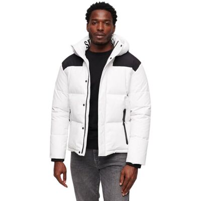 Kurtka Męska Superdry Code Mtn Sport Explorer Puchowa Zimowa Biała-Xxl Kurtka Męska Superdry Code Mtn Sport Explorer Puchowa Zimowa Biała-Xxl