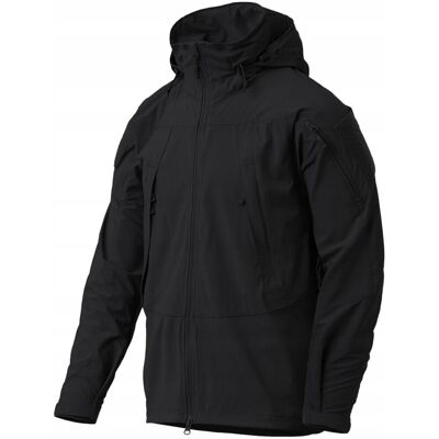 Kurtka męska z kapturem Helikon-Tex Trooper MK2 Storm Softshell Czarna 3XL Kurtka męska z kapturem Helikon-Tex Trooper MK2 Storm Softshell Czarna 3XL