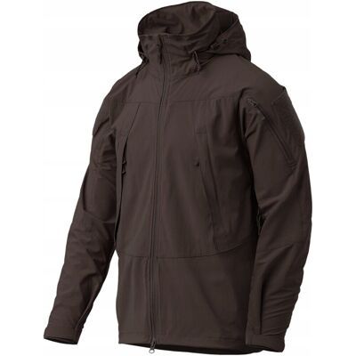 Kurtka męska z kapturem Helikon-Tex Trooper MK2 Storm Softshell Earth Brown XXL Kurtka męska z kapturem Helikon-Tex Trooper MK2 Storm Softshell Earth Brown XXL