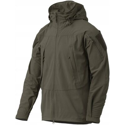 Kurtka męska z kapturem Helikon-Tex Trooper MK2 Storm Softshell Taiga Green S Kurtka męska z kapturem Helikon-Tex Trooper MK2 Storm Softshell Taiga Green S
