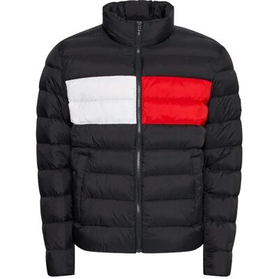 Kurtka puchowa męska czarna TOMMY JEANS kolor logo r. M Kurtka puchowa męska czarna TOMMY JEANS kolor logo r. M