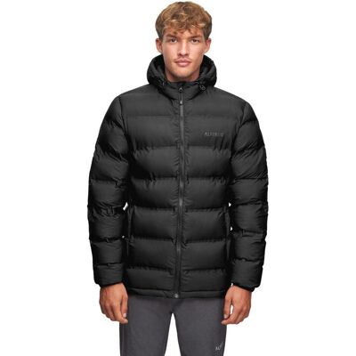 Kurtka Puchowa Męska Z Kapturem Alpinus Felskinn Ii Czarny - Xxl Kurtka Puchowa Męska Z Kapturem Alpinus Felskinn Ii Czarny - Xxl