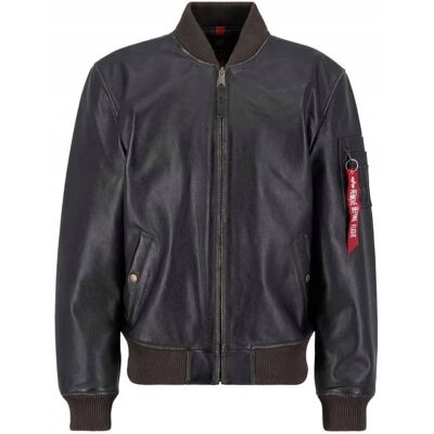 Kurtka skórzana Alpha Industries MA-1 Leather LF 138121 Vintage Brown M Kurtka skórzana Alpha Industries MA-1 Leather LF 138121 Vintage Brown M