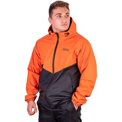 Kurtka wodoodporna 20000mm PROS SPORT, model 726, czarno-pomarańczowa, rozmiar XL Kurtka wodoodporna 20000mm PROS SPORT, model 726, czarno-pomarańczowa, rozmiar XL