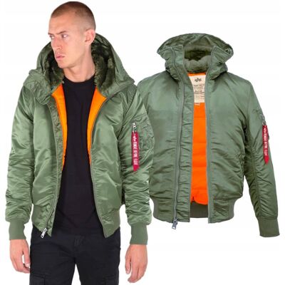 Kurtka z kapturem Alpha Industries MA-1 158104 01 Sage Green 3XL Kurtka z kapturem Alpha Industries MA-1 158104 01 Sage Green 3XL