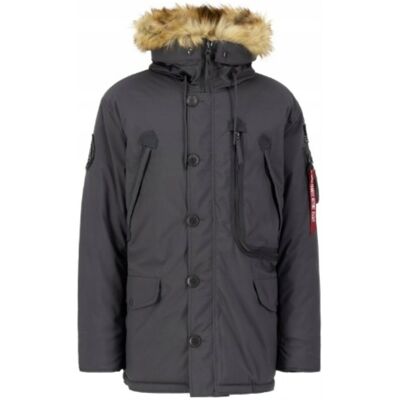 Kurtka z kapturem Alpha Industries Polar 123144 684 Vintage Grey 3XL Kurtka z kapturem Alpha Industries Polar 123144 684 Vintage Grey 3XL