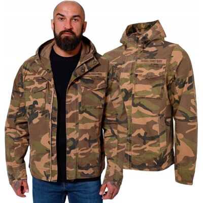 inna (Inny) Kurtka z kapturem PITBULL Fallon Military '24 Woodland Camo S inna (Inny) Kurtka z kapturem PITBULL Fallon Military '24 Woodland Camo S