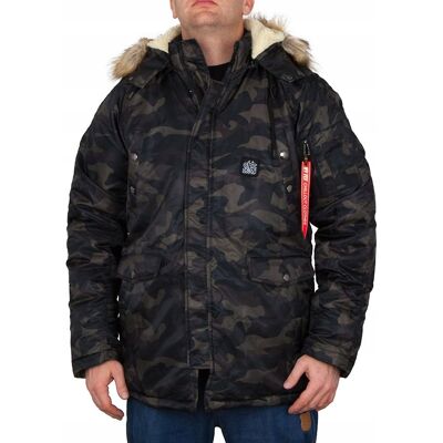 Kurtka Zimowa Chillout Clothes Long Emblem Gry XXX Kurtka Zimowa Chillout Clothes Long Emblem Gry XXX