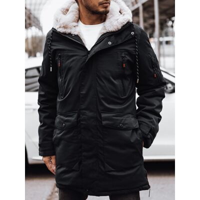 Kurtka zimowa męska czarna Dstreet TX4594-XXL Kurtka zimowa męska czarna Dstreet TX4594-XXL