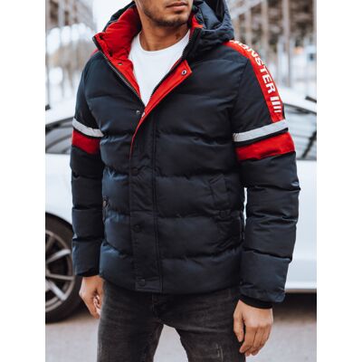 Kurtka zimowa męska pikowana granatowa Dstreet TX4566-XXL Kurtka zimowa męska pikowana granatowa Dstreet TX4566-XXL