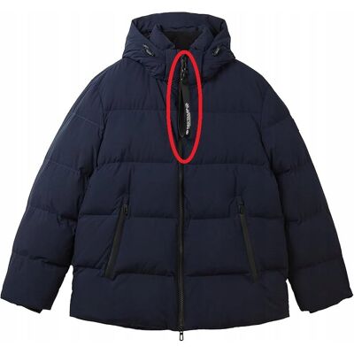 Inny producent Kurtka Zimowa Męska Pikowana Regular Fit Kaptur R. S Tailor 1037350 Granat Inny producent Kurtka Zimowa Męska Pikowana Regular Fit Kaptur R. S Tailor 1037350 Granat